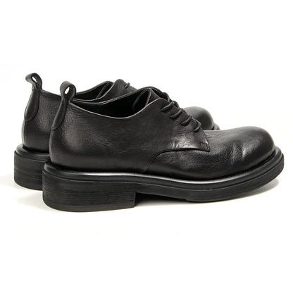 Soft Leather Mens Formal Shoes Luxury Quality Comfortable Brand Handmade Retro Genuine Leather Daily Wedding Social Shoes Male