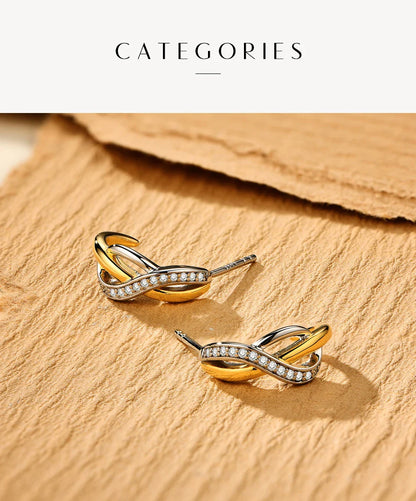 New Special Moissanite Earring 925 Sterling Silver Earrings for Women Luxury Wedding Fine Jewelry Anniversary Sale Gift