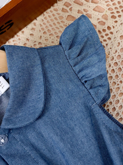 New Summer Children Dresses With Bow Print Casual Dress Outdoor Carnival Birthday Party Girl Clothes Cute Girl Skirt 2-10Y