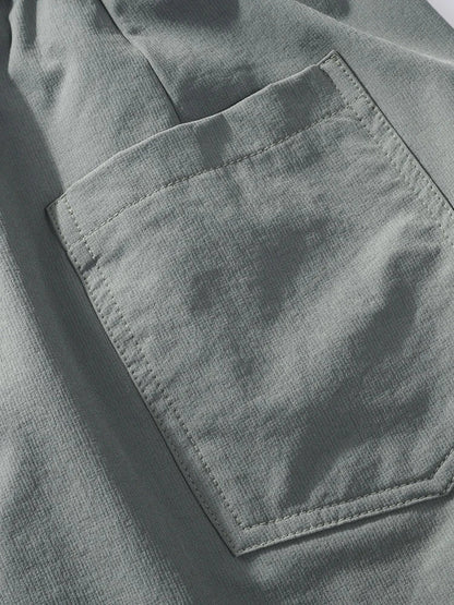 Summer Men's Cargo Pants with 5 Pockets Outdoor Quick Dry Casual Pants Lightweight and Cool Stretch Straight Trousers