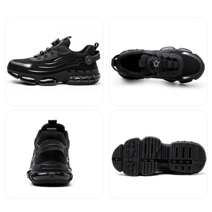 Indestructible Steel Toe Work Shoes for Men Women Rotating Button Safety Shoes Lightweight Construction Work Safety Shoes