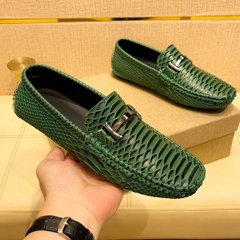 Summer Mens Outdoor Anti-slip Comfort Soft High Quality Men Breathable Flat Driving Shoes New 2024 Classic Casual Loafers