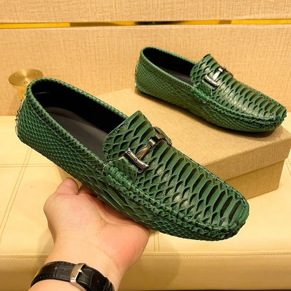 Summer Mens Outdoor Anti-slip Comfort Soft High Quality Men Breathable Flat Driving Shoes New 2024 Classic Casual Loafers