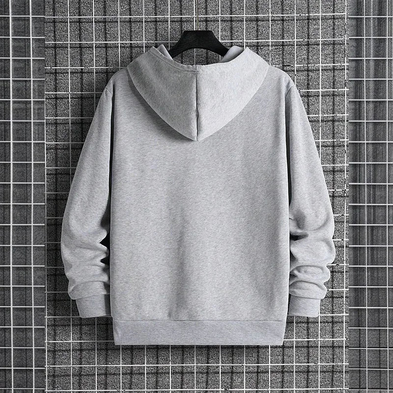 2025 New in Men's Sportswear Solid Color Hoodie + Sweatpants Urban Casual Fashion Tracksuit Fall/winter Comfort Warm Soft Outfit