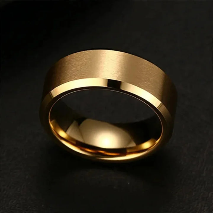 Jewelry Ring for Women Stainless Steel Black Rings Wedding Engagement