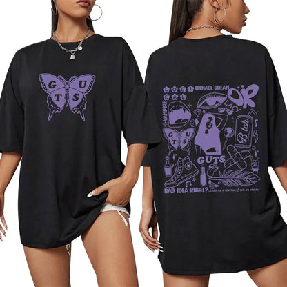 2025 Olivia Male Female Rodrigo Singer Cotton Clothes Fashion Short Sleeve O Neck Tees Unique Men Clothing Shirts Graphic Tee