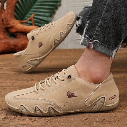 Men's High Quality Oxford Shoes Anti Slip Shoes Classic Fashionable Retro Daily Breathable Lightweight Outdoor Antiskid Shoes