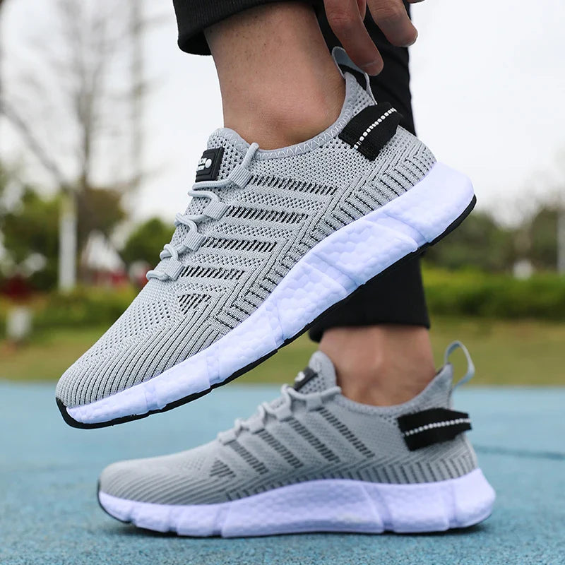 Men Mesh Breathable Casual Shoes Comfortable Fashionable Versatile Outdoor Exercise Shoes