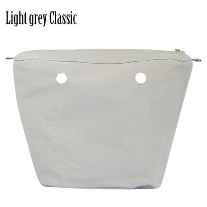 New Waterproof Inner Bag Organizer Insert Zipper Pocket for Classic Mini Obag Canvas Material for O Bag
