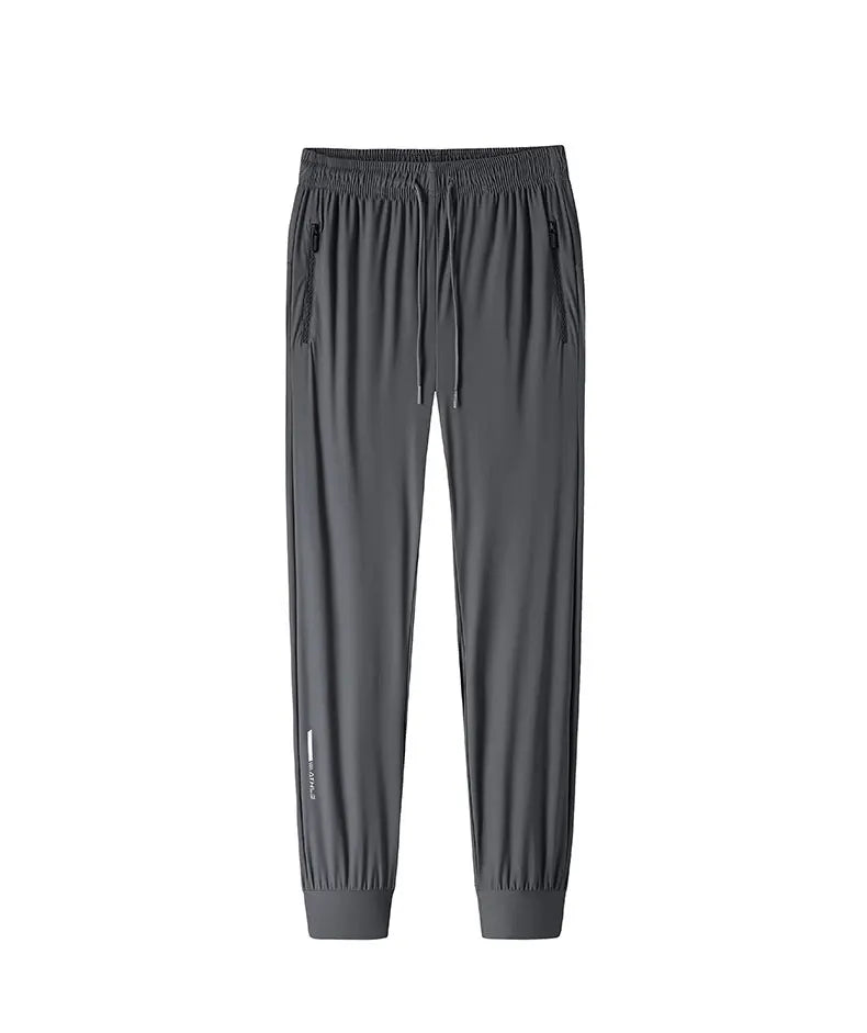 Running Pants Reflective Quick Dry Summer Jogging Trousers Men Gym Thin Cool Male Fishing Hiking Sports Long Pants Breathable