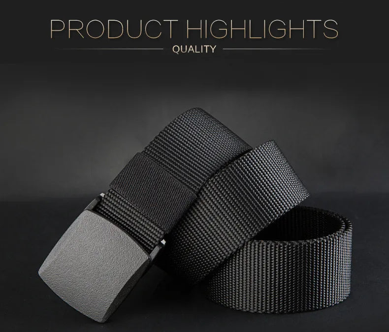Large size 150CM Military Automatic Buckle Nylon Belt Outdoor Hunting Multifunctional Tactical Canvas Belt High Quality Men Belt