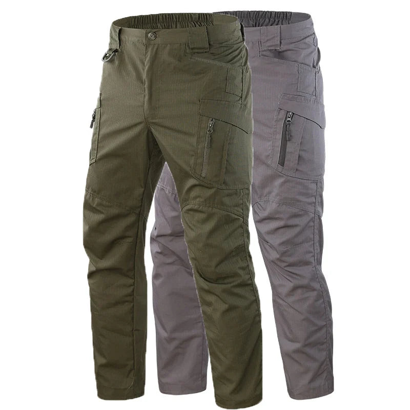Summer Military Tactical Cargo Pants Casual Trousers Men Wear-resisting Multi-Pockets 1/2Pcs Outdoor Hiking Work Trousers Men