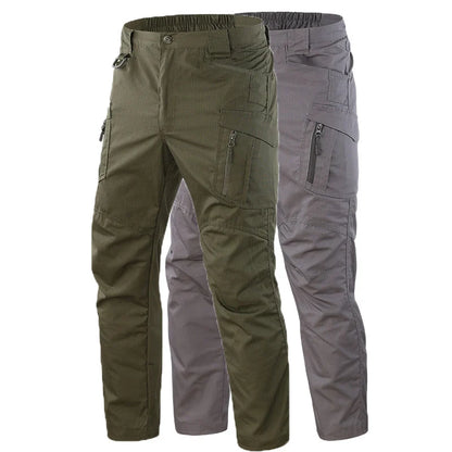 Summer Military Tactical Cargo Pants Casual Trousers Men Wear-resisting Multi-Pockets 1/2Pcs Outdoor Hiking Work Trousers Men
