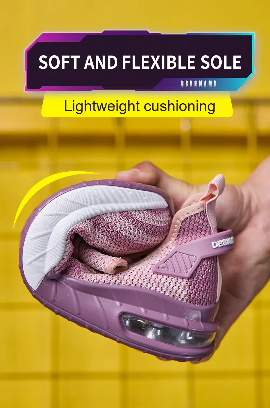 Ladies Safety Shoes Steel Toe Anti- Crush Fashion Pink Work Shoes Women's Footwear Comfortable Breathable for Office Use