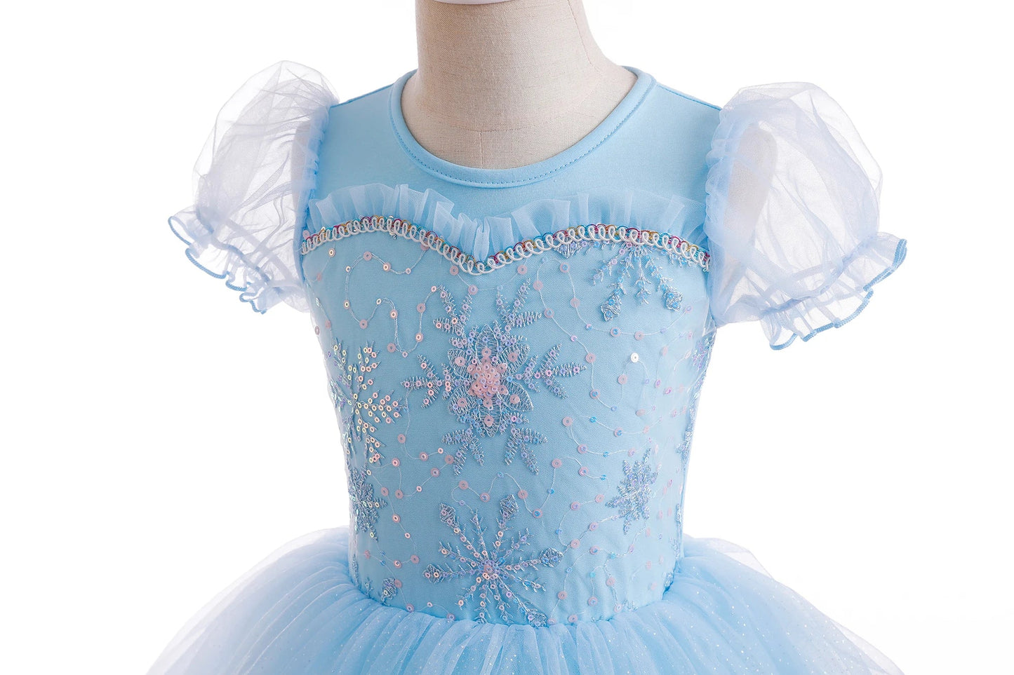 Ballet Leotards for Girls Dance Leotard Toddler Snowflake Shiny Skirts Ballerina Children Cosplay Dress Stage Shows Costume