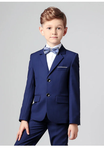 Spring Autumn Children Boy Wedding Suit Teenager Kids Formal Elegant Suits For Boy 1-14 Years Boys Suits Teens Suits Outfit Set