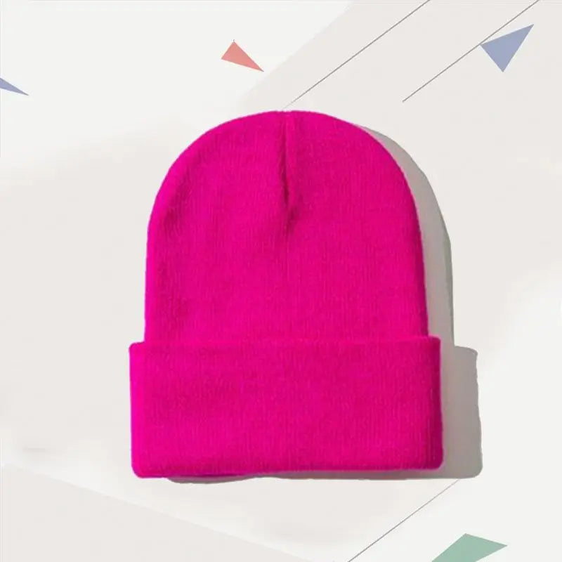 DIY Personalized Embroidered Design Knitted Hat Custom Logo Autumn Winter Warm Beanie Team Customize Stocking Skull Balaclava