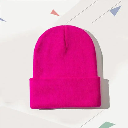 DIY Personalized Embroidered Design Knitted Hat Custom Logo Autumn Winter Warm Beanie Team Customize Stocking Skull Balaclava