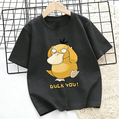 Graphic T Shirt Man Women Short Sleeve Tee Top Streetwear Oversized Casual Parent-child Clothing