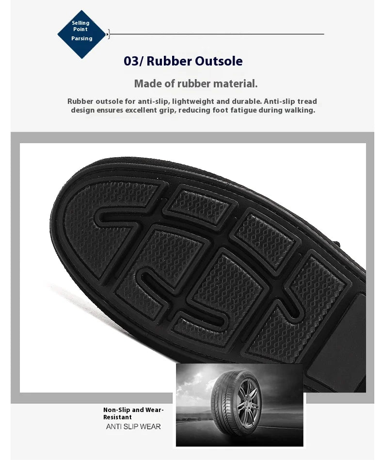 The 2025 new men's soft-soled comfortable casual shoes are versatile Lazy people can wear them on one foot Size 46 size 47
