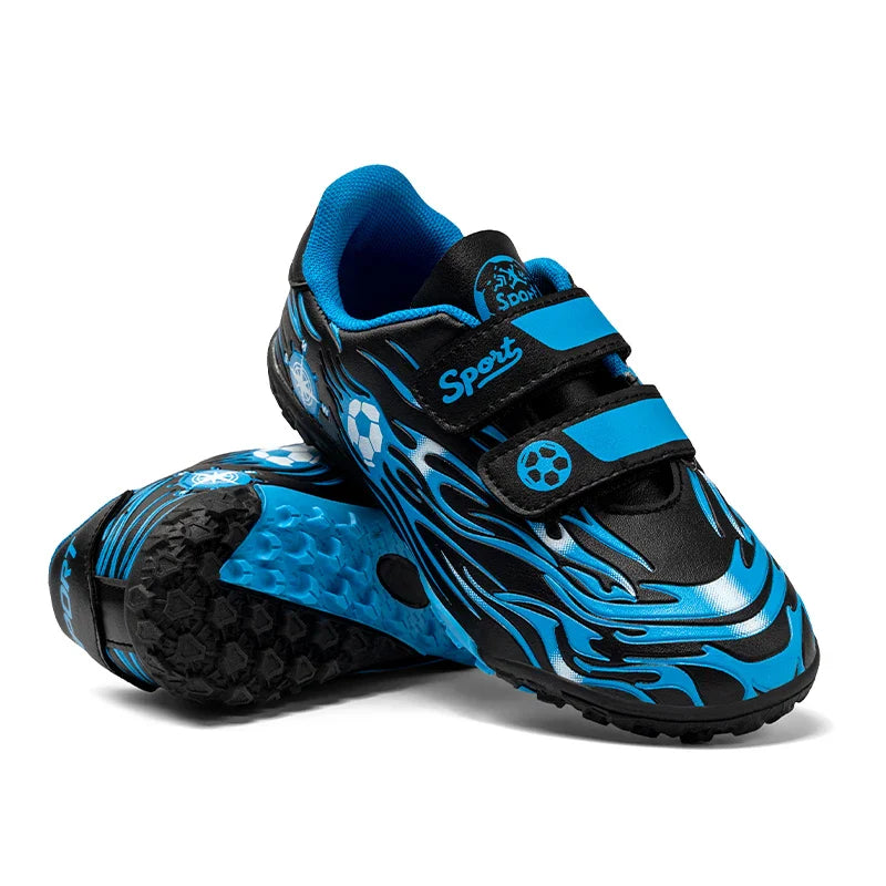 Kids Athletic Soccer Shoes Turf Football Sneakers Outdoor Firm Ground Soccer Shoes Child Anti-slip Football Sports Shoes