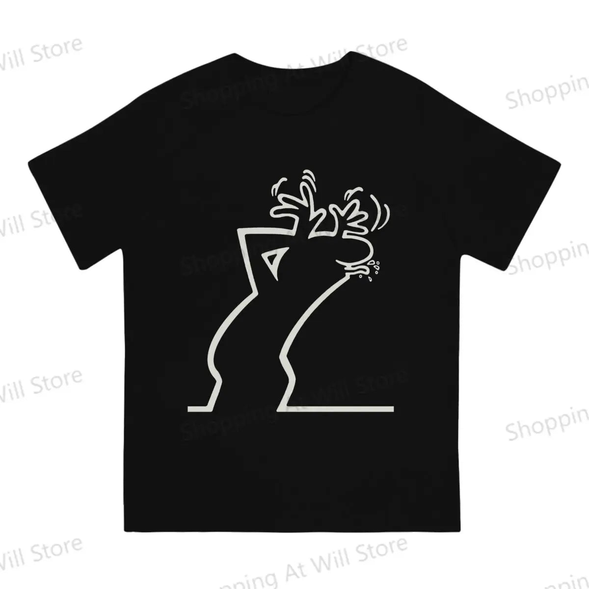 men's and women's casual T-shirts La Linea The Line Osvaldo Cavandoli TV Round neck short sleeved T-shirt Street Clothing S-6XL