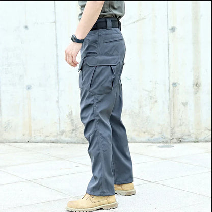 Tactical Pants For Men Casual Multi Pockets Cargo Trousers Male Quick Dry Outdoor Waterproof Work Trousers Breathable Overalls