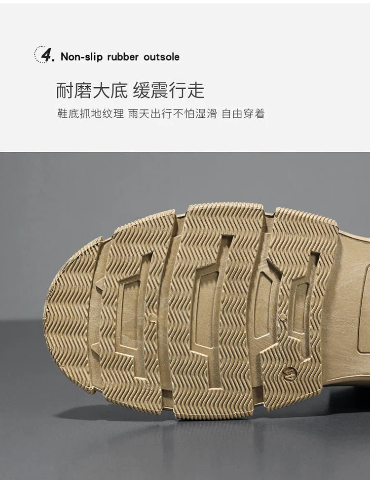 Camouflage Boots for Men Autumn Winter Platform Boots Outdoor High-top Shoes Men Ankle Boots Buty Robocze Meskie wear-resistant