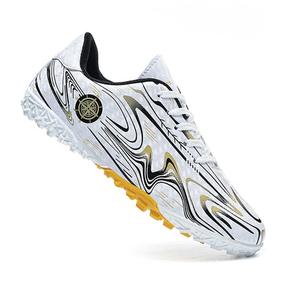 Kids Youth Soccer Cleats Football Shoes Men Non Slip Breathable Lightweight Training Sneakers Boys Children Football Match Boots