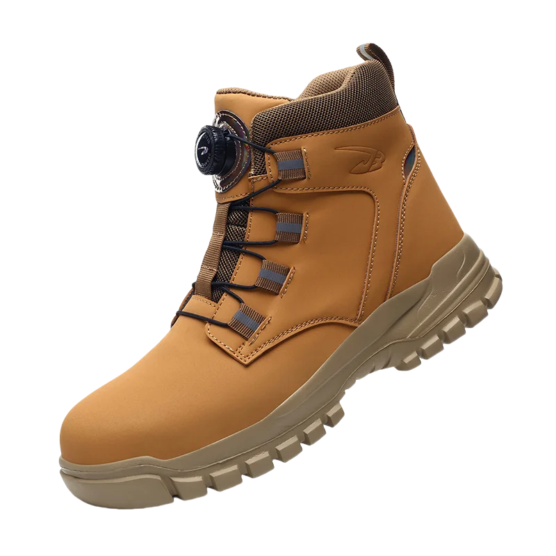 Work Safety Shoes Men CE Certified Steel Toe Safety Shoes Non Slip Lightweight Steel Toe Anti-Slip Women's Protection Work Boots