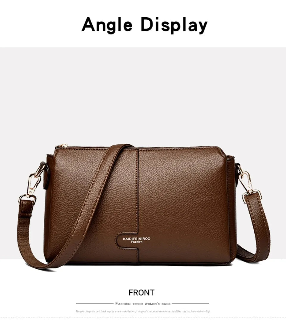 Genuine Brand Luxury Handbags Women Bags Designer Top Quality Soft Leather Shoulder Bags for Women Female Crossbody Bag Handbags
