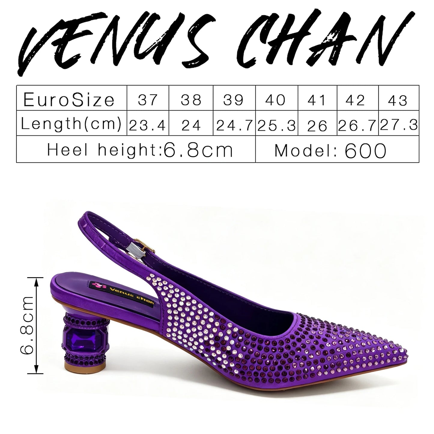 New Itlian Design Blue Color Rhinestone High Heel Shoe And Bag Fashion Style Pointed-Toe Shoes For COMFORT INCLUDED Women Shoes
