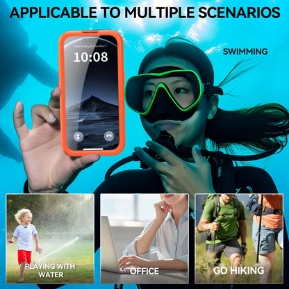 Magnetic Waterproof Phone Case for Swimming & Diving - Compatible with iPhone 17/17AIR/17Pro/17Promax