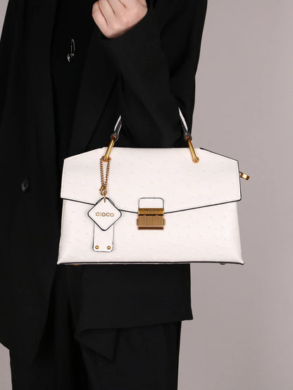 2025 new retro blue snake-shaped high-grade handbag fashion luxury luxury handbag lightweight large-capacity one-shoulder messen