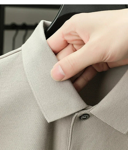 20 Colors Men's 100% Cotton Polo Shirt - Summer Casual Breathable Tee,Ideal for Golf and Sports,Business Casual,Silk-Like Finish