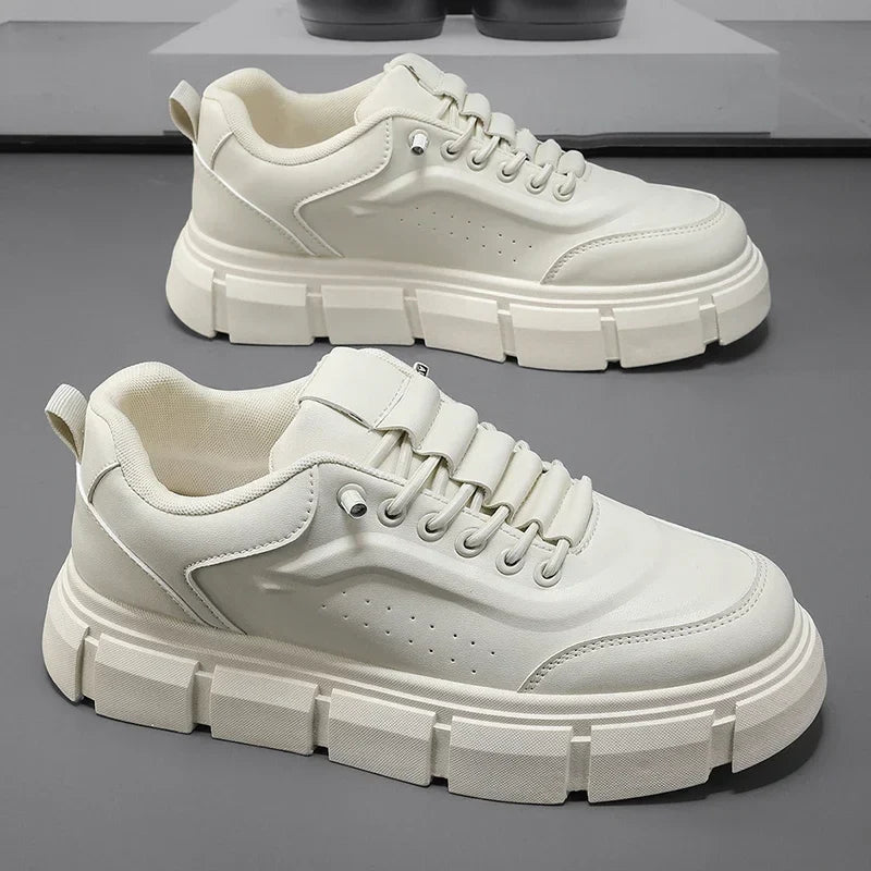 New Casual Shoes for Men 2025 Men's Oxford Shoes Retro Luxury Leather Shoes Fashion Breathable Sneakers Handmade Platform Boot