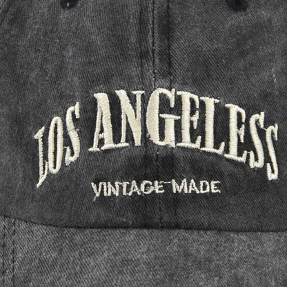 Los Angeles Baseball Cap Men Women Letter Embroidered Hip Hop Hats Vintage Wash Cotton Soft Top Sun Visor Hats Unisex Casual Cap