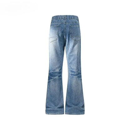 Retro Denim Pants Men's Jeans Loose Straight Casual Trousers Vintage Jeans Y2k Clothes Men's Pants Baggy Jeans Man  Four Seasons