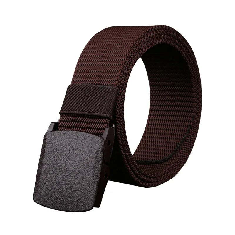 1/2PCS Military Men Belt Army Belts Adjustable Belt Men Outdoor Travel Tactical Waist Belt with Plastic Buckle for Pants 120cm