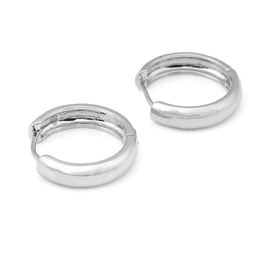 6PCS 14MM 16MM 18MM 23MM 25MM 30MM 18K Gold Color Brass Round Circle Loop Earrings Hoops Jewelry Making Supplies Accessories