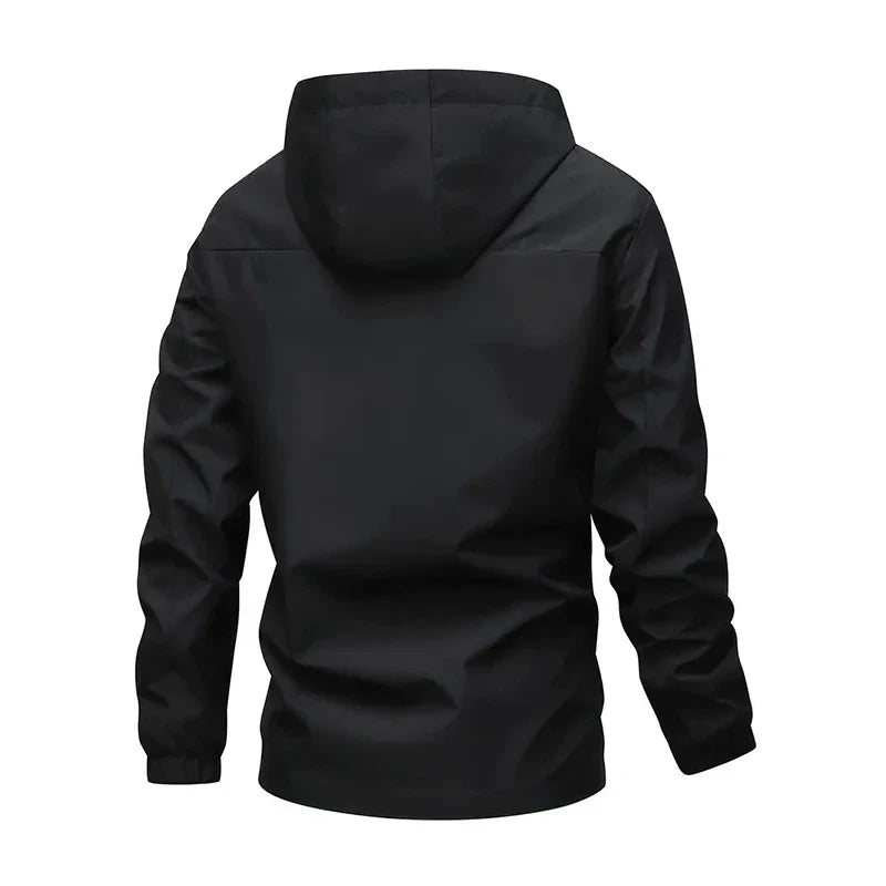Solid Versatile Hiking Ventilation Coat Man  New Fashion Windproof Coat Leisure Man Spring Autumn Outdoors Motion Jacke