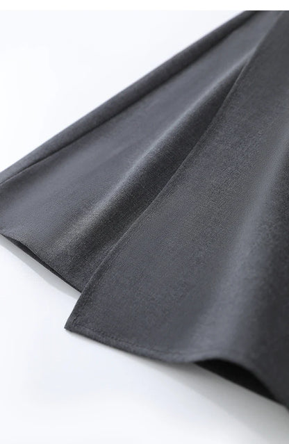 Mini Skirt 2026 Spring New Asymmetrical Pleated Short A-Line Skirt Commuter Solid Color Versatile Women's Clothing 12611004