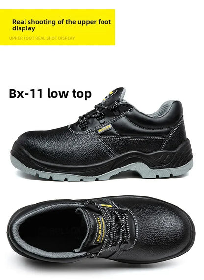 Labor Protection Shoes for Men Anti Smashing Anti Piercing Anti Odor Thick Wear-resistant ConstructionSiteSafetyShoes Work Shoes