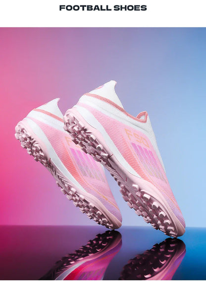 Men Football Boots Long Spikes Match Futsal Soccer Shoes Training TF Ultralight Indoor Sneakers Breathable Cleats Drop Shipping