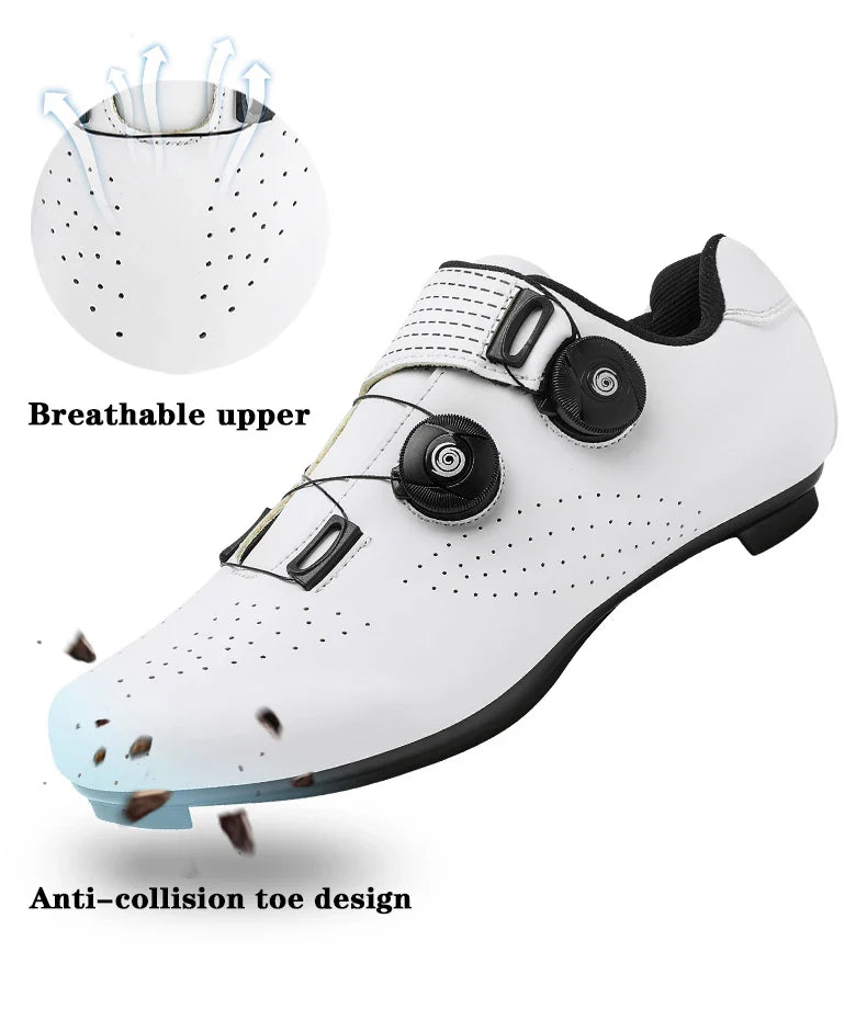 New Cycling Sports Shoes Men MTB Pedal Bicycle Shoes Women Lightweight Road Self-Locking SPD Racing Shoes Unisex Cycling Shoes