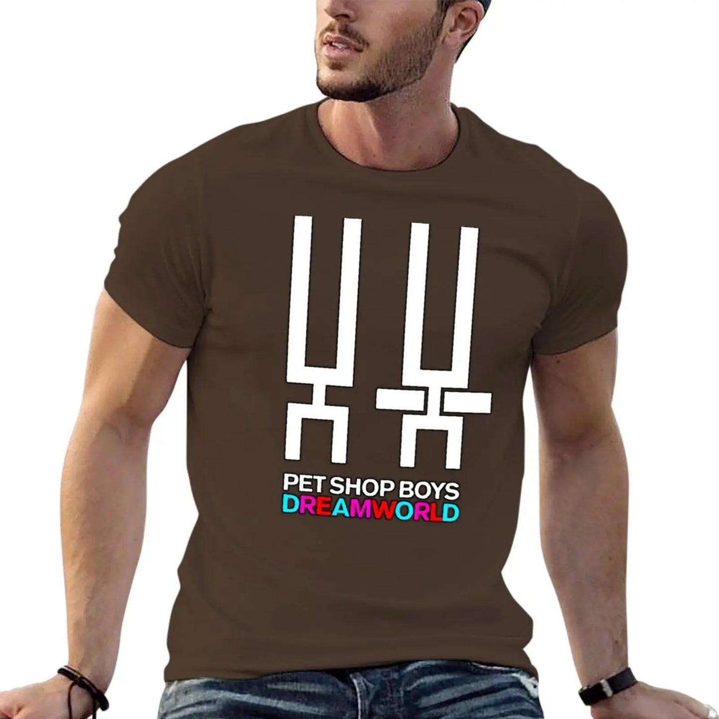 Pet Shop Boys T-Shirt tees blanks anime clothes sublime men clothing