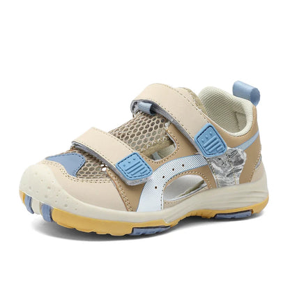 Boys Soft Sandals Fashion Children Shoes Solid Color Baby Sole Anti-slip Anti collision outdoor Girls Sandalias Flat Beach