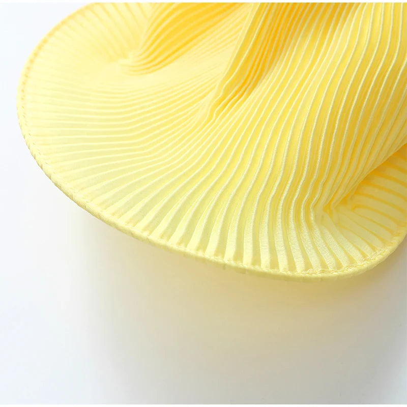 Women Romantic Yellow Halter Maxi Dress Ribbed Knit Ruffled High-slit Slim-fit Vestido 2026 Lady New Spring Trendy Fashion Robes