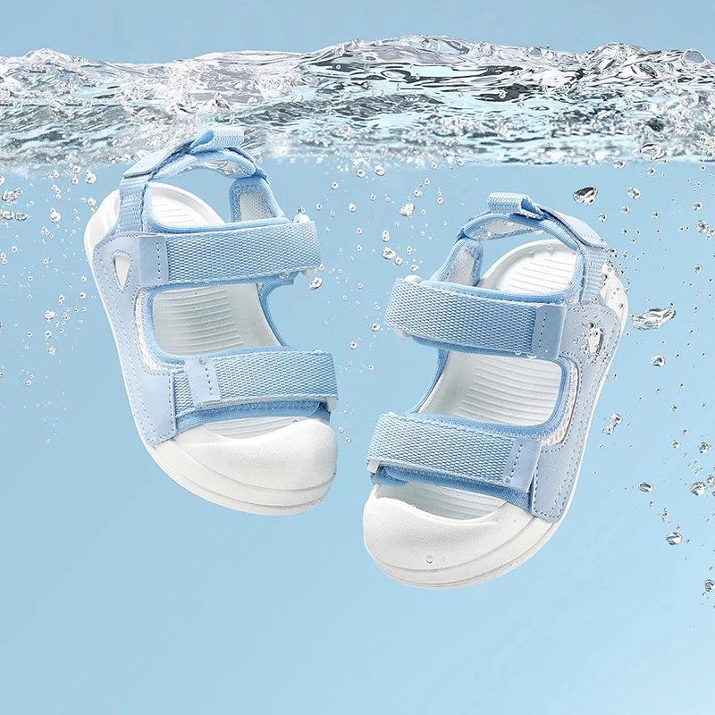Cheerful Mario Summer Cute Outdoor Sandals for Kids Walking and Travel