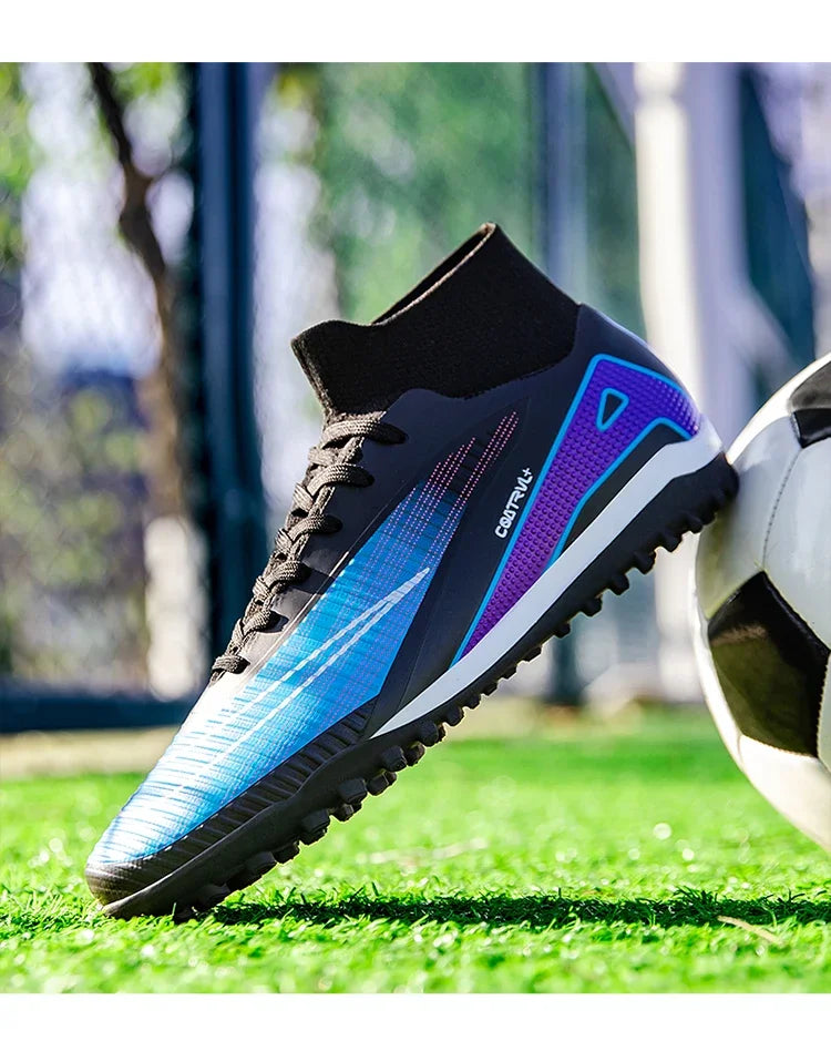 New Men Soccer Shoes Cleats Football Boots Professional Women Unisex Ultralight Match Grass Futsal High-quality TF/FG Sneakers